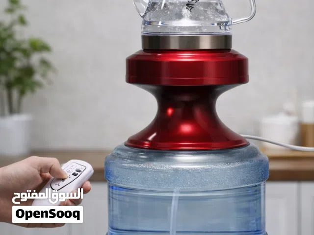 غلاية زجاج المضيء مع قاعدة ديجيتال  وريموت تحكم عن بعد