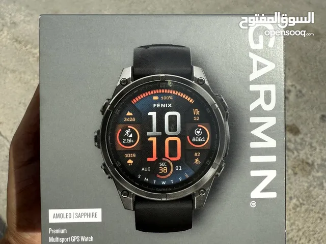 للبيع ساعة جارمن الرياضية والعسكرية موديل فينكس 8 (Garmin fenix 8)
