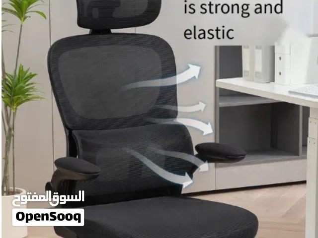 AA- GIO Manager Headrest Full Black Chair