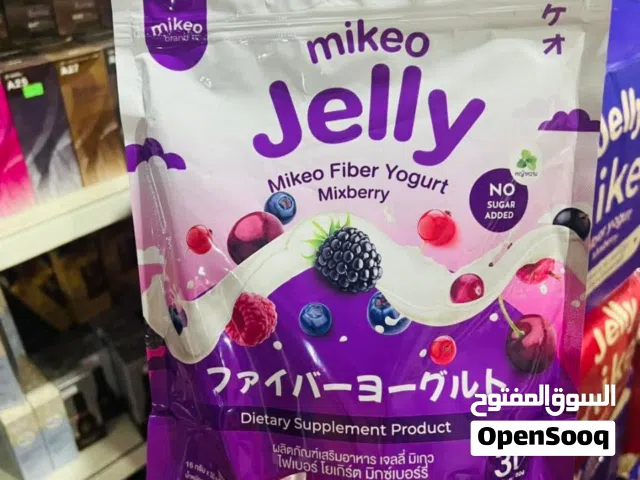 مكمل غذائي على شكل جيلي من علامة التجارية Mikeo، ويتميز بالمواصفات التالية: