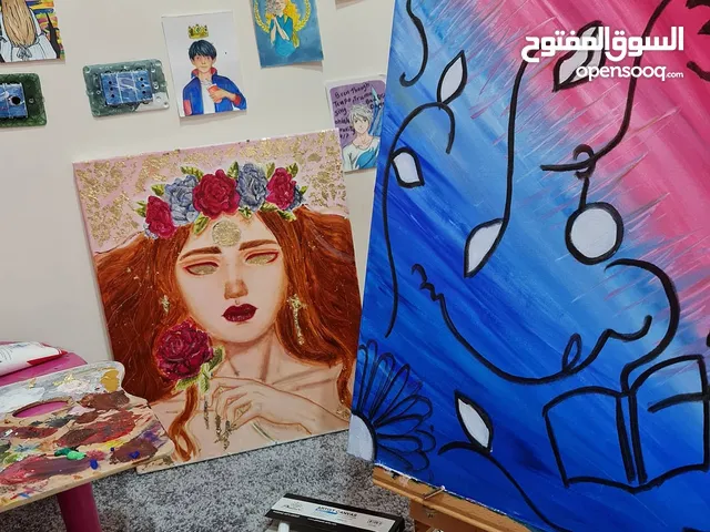 لوحات رسم يدوي للبيع وخدمات كثيرة بأسعار مناسبة