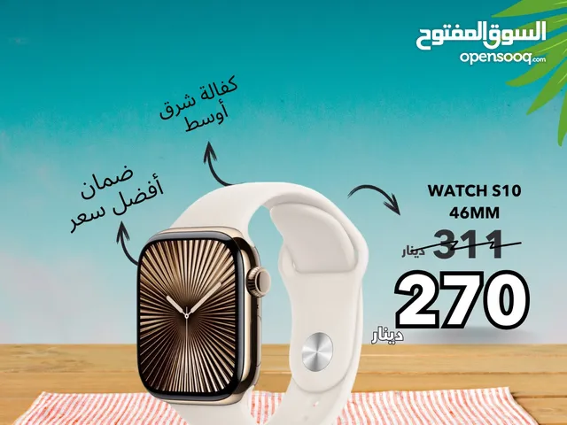 ابل واتش الجيل العاشر 45 جديده كفاله الوكيل الرسمي //APPLE WATCH SERIES 10 42MM NEW