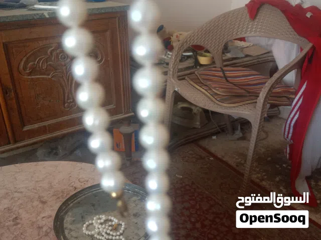 لالى عقد فضه حبات كبيره 50 سم