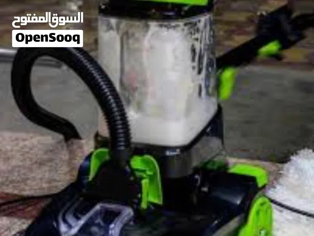 مكينة غسل وتنضيف  الزوالي وجميع المفروشات مستعمله مرتين فقط وكل عطل ما بيها امانة الله ونضيفه