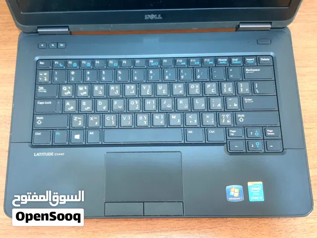 Dell E5440 core i5 الجيل الرابع  الرام 8G الهارد 120ssd  حجم الشاشة 14FHD