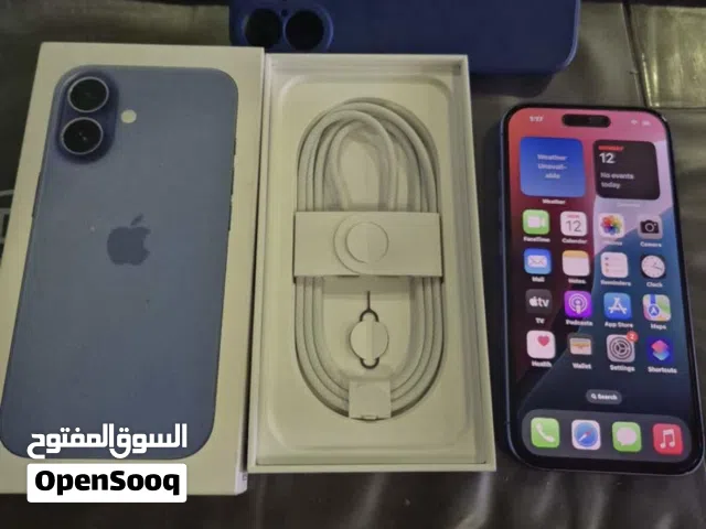 أيفون 16 نضيف بحالت الوكاله نسبت البطاريه 95