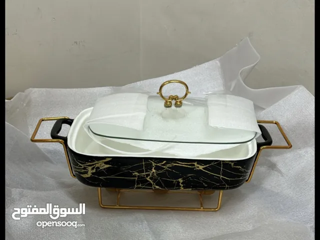 وعاء بمقبض وغطاء زجاجي من ميرديان