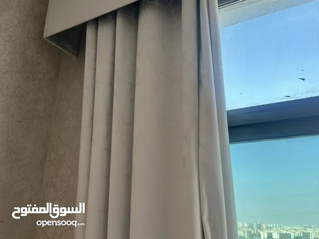 Black out Curtain grey pattern