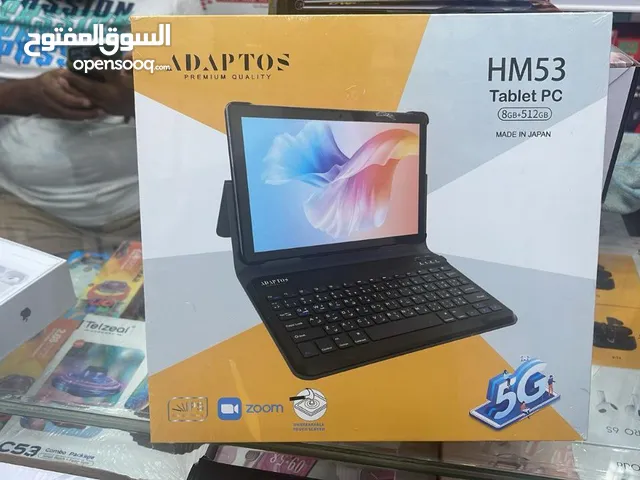 امتياز ياباني جودة في التقنية تابلت ADAPTOS HM53 Tablet PC8GB Ram 512GB Rom IPS Display 8 Inch
