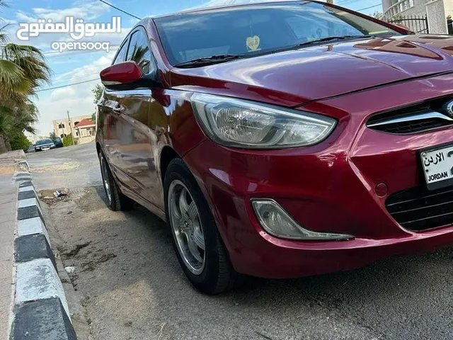هيونداي أكسنت موديل 2012 للبيع فحص 3 جيد ضربه عالراس مرفق بالصور