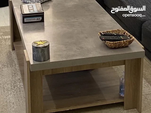 Wood table - grey top