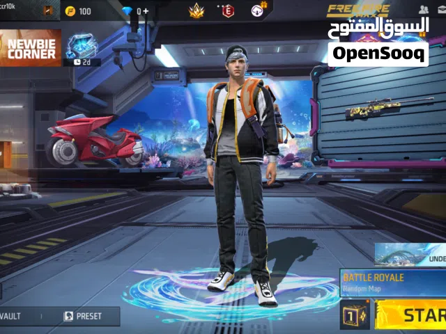 Saudi server ff id lvl2 fresh new