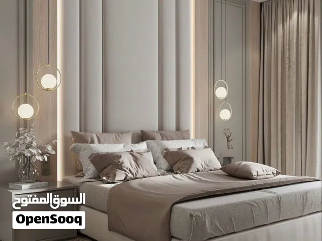 سرير مع خلفيه كامل الجدار ادارة عمانية واقل الاسعار
