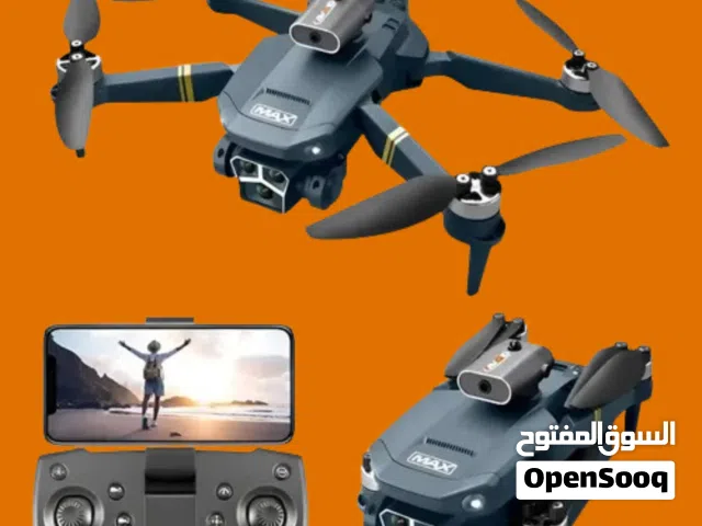 جهاز تصوير جوي 4K قابل للطي مع ريموت وبطاريات