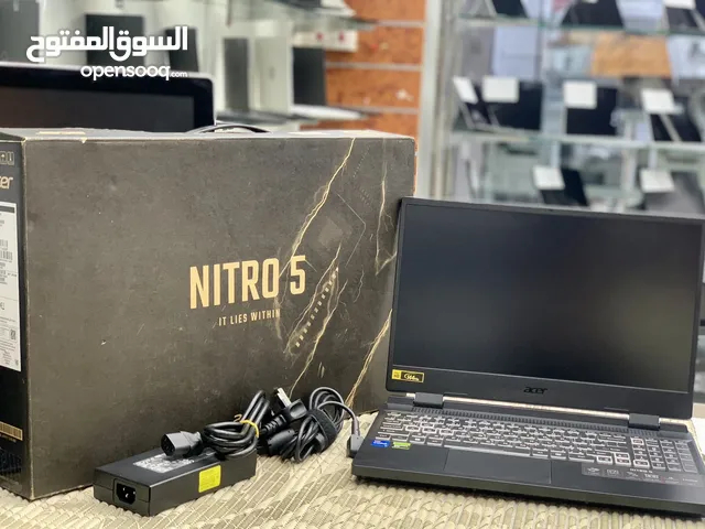 عرض خاص على ACER NITRO 5 – شبه جديد ومجهز بالكامل