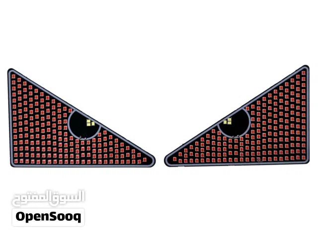 عيون الشيطان المضئه للسياره