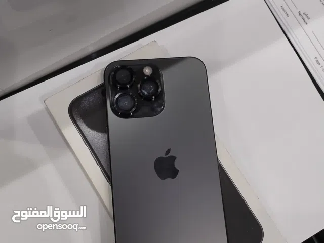 ايفون 15pro max جيجا 256. اسود