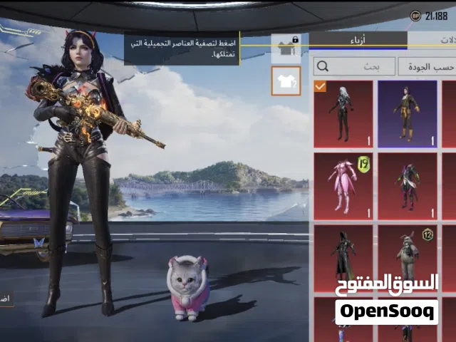 حساب ببجي لفل 67
