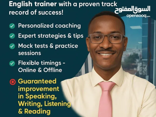 English teacher IELTS, OET, TOEFL, PTE, SAT, spoken English, CELPIP and IG trainer