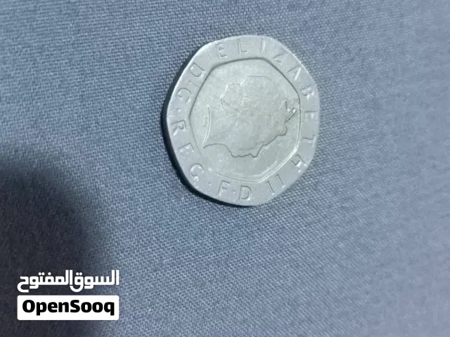 عملة بريطانيه من 1999 من 25 سنة عدم وجود اي اخطاء بالصك
