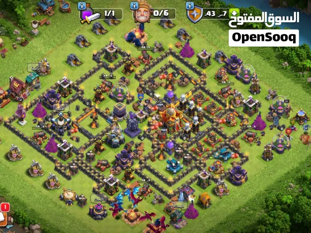 حساب كلاش اوف كلانس قديم في قبيلة مستوى بمكنك من خلاله أن تدخل في غارات القبيلة