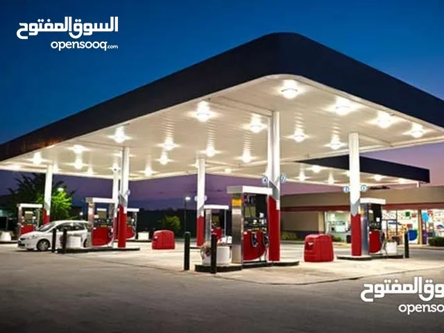 مشروع محطة وقود تحت الإنشاء