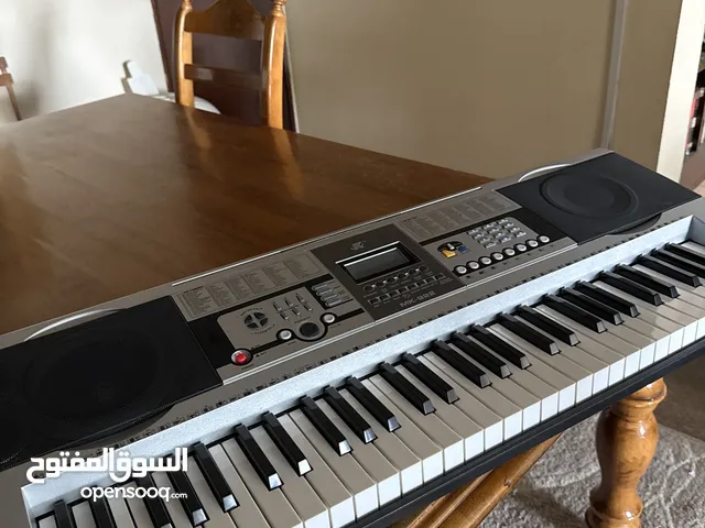 Mike Music ELECTRONIC KEYBOARD 61 KEYS (MK-922, silver) LCD Display