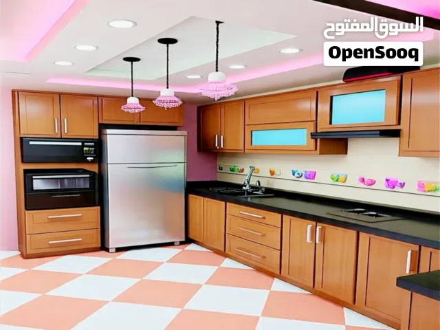 مطبخ العمر مطابخ ألوميتال وكلادينج مودرن عمولة بأحدث أنظمة السوفت كلوز وإكسسوارات ذكية
