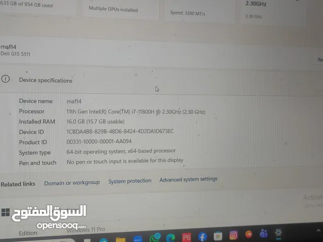 Windows Dell for sale in Dubai