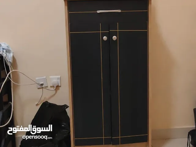 Black and Wood Dressing Table with Mirror – Great Condition