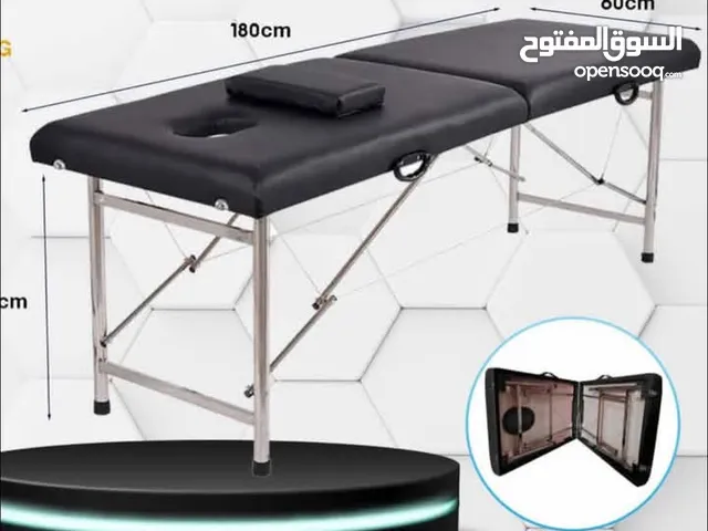 سرير مساج وحجامة وتجميل ستانلس قابل للطي 2025