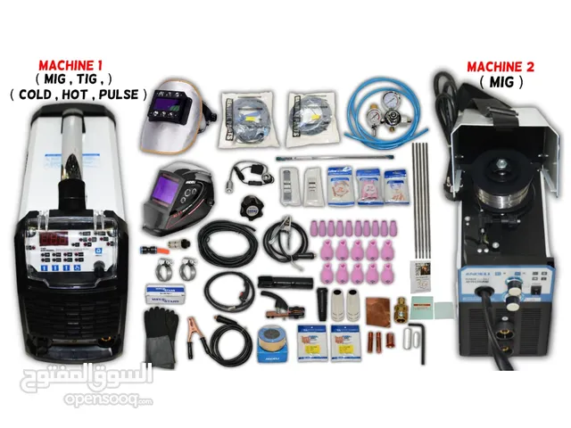 welding machines with all the parts and accessories