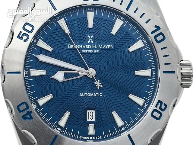 ساعة يد رجالية برنارد H. ماير اوتوماتيك إصدار محدود .. Bernhard H mayiar Automatic Limited edition.