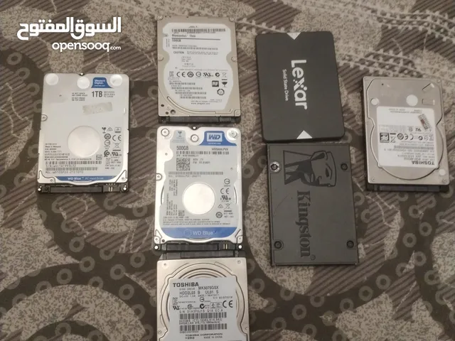 هاردسكات للابتوب والسوني