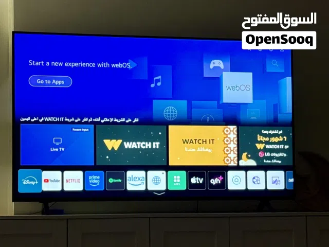 65" LG 4K Nano Smart TV with Wall Mount and legs included, original Remote included