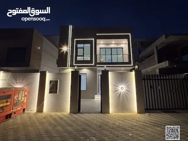 *M فيلا فاخرة للبيع بالزاهية - عجمان - 6 غرف ماستر - مساحة واسع - روف -موقع استراتيجي قريب للخدمات