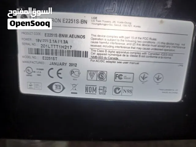22" LG monitors for sale  in Zarqa