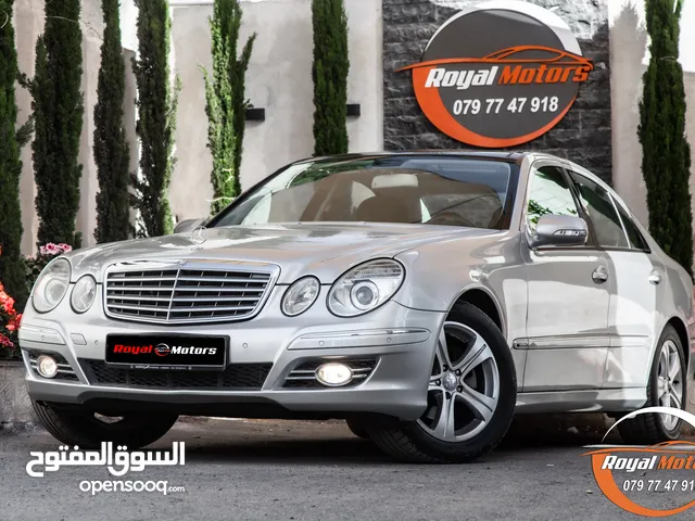 Mercedes E200 2007 Elegance يمكن التمويل بالتعاون مع المؤسسات المعتمدة لدى