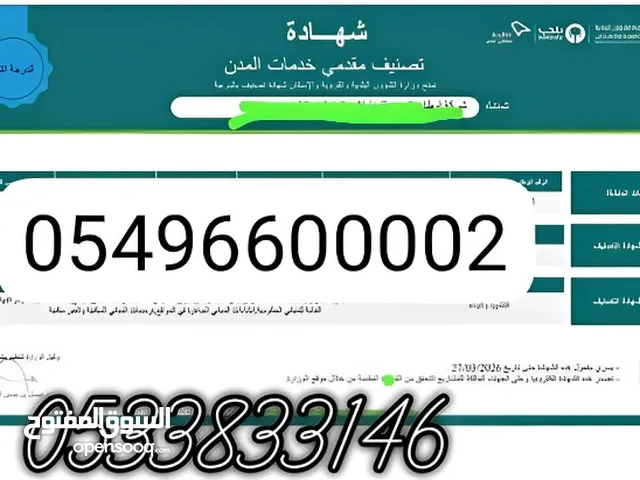 تصنيف مدن للمنشآت مقاولين