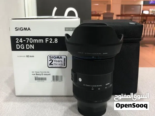 عدسة تصوير 24 _ 70 احترافيه من سيجما لكاميرات السوني lens segma 24_70 for sony
