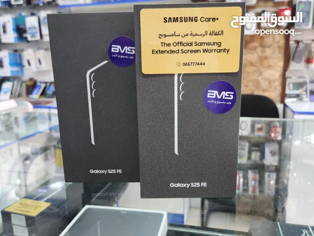 Samsung S25 Fe كفالة الوكيل الرسمي BMS جديد كفالة الوكيل الرسمي