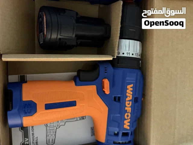 دريل همر  20 نيوتن 12 فولط ماركة وادفو سرعتين فتح وشد تثقيب وهمر بطاريه تشحن تايب سي جديد غير مستخدم