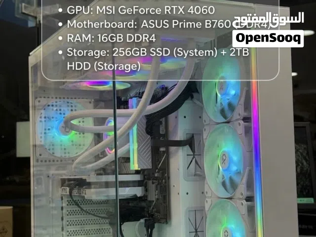 نظيف جداًPc gaming  4200  درهم استعمال شهرين