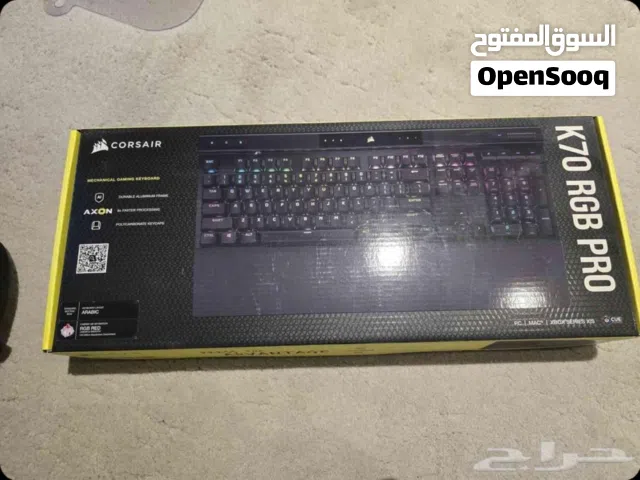 كيبورد ميكانيكي كورسير Corsair K70 RGB PRO (عربي) شبه جديد