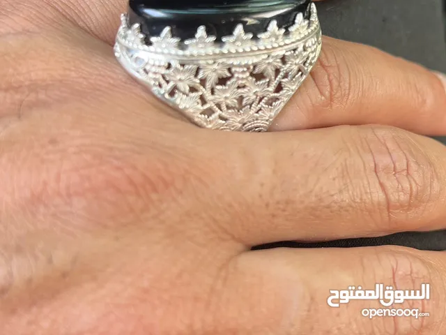 خاتم فضة ايطالية كراخالي لاقوة الا بالله
