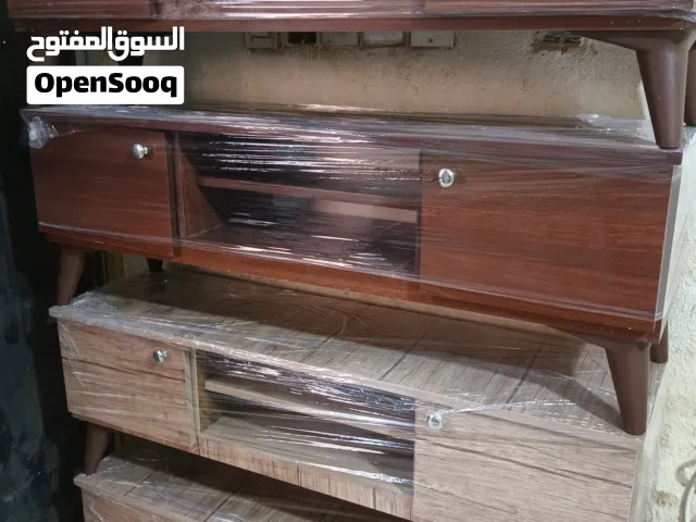 LCD stand with cabnates