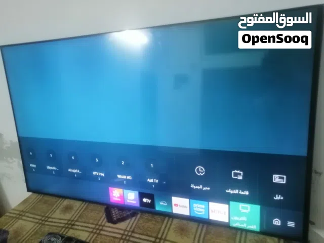 شاشتين للبيع موجودة في اربد  شاشة سامسونج حجم 65 انش نظام U7000Ux فل سمارت Quled تدعم خاصية 4k صورة