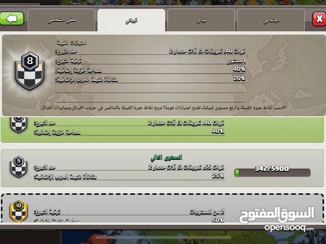 بيع قبيلة تاون 8
