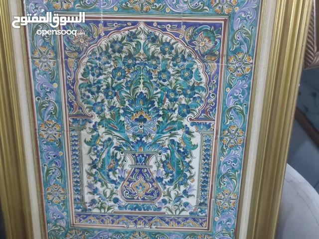 لوحه فنية للفنان بومهدي في الجزائر من الخزف