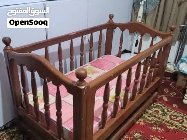 سرير اطفال موليد الي عمر 6 سنوات خشب محلي ميرندي